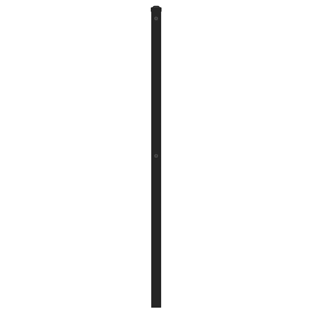 Ersatz-Kopfteil Räuchereiche 100 cm Eisen und Holzwerkstoff