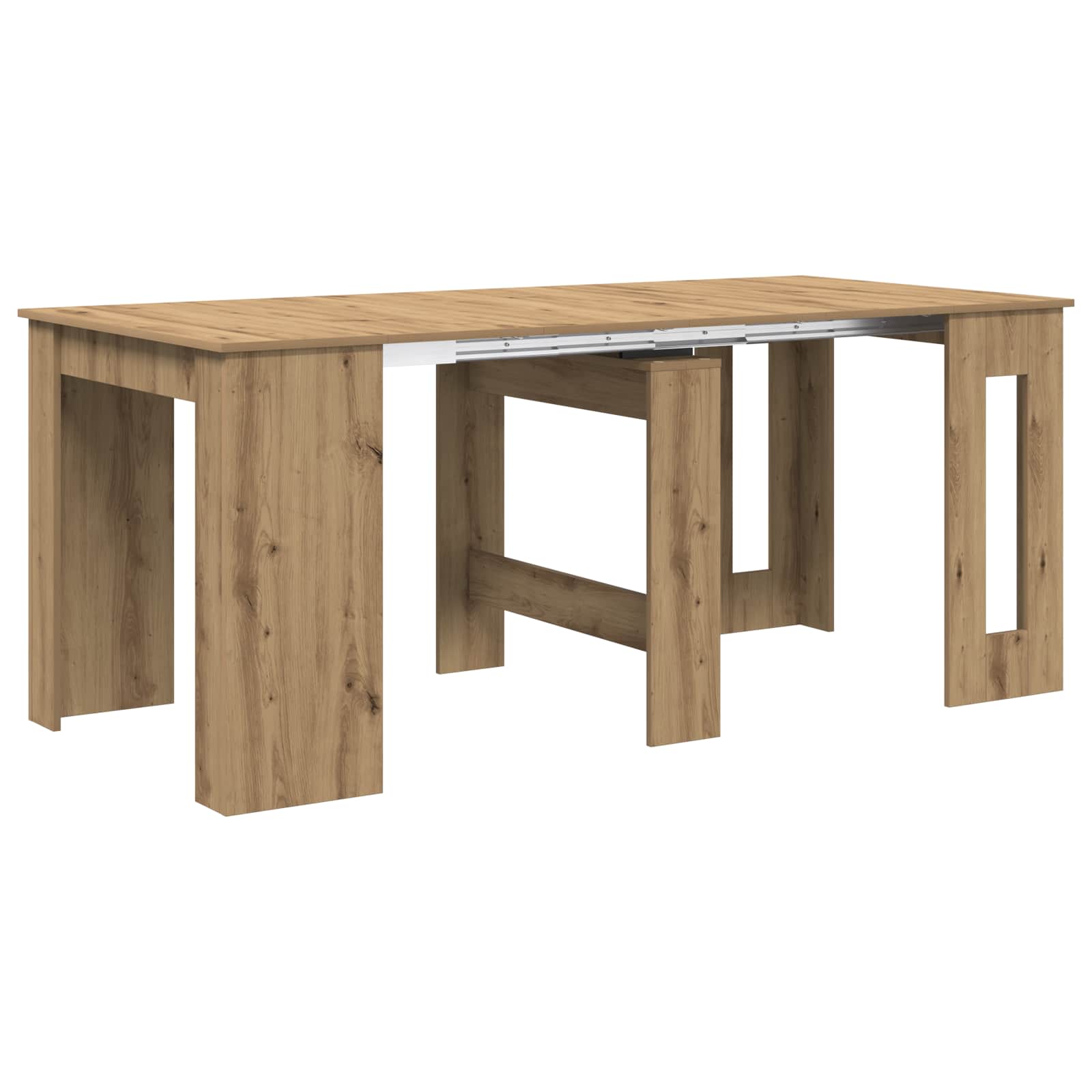 Esstisch 180 x 85 x 75 cm Holzwerkstoff Schwarze Eiche