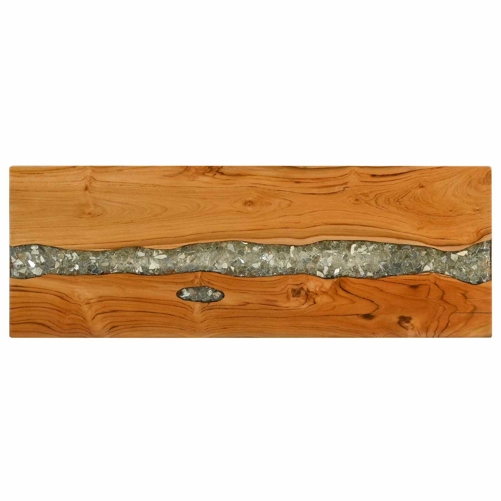 Konsolentisch Braun 100 x 35 x 75 cm Massives Teakholz
