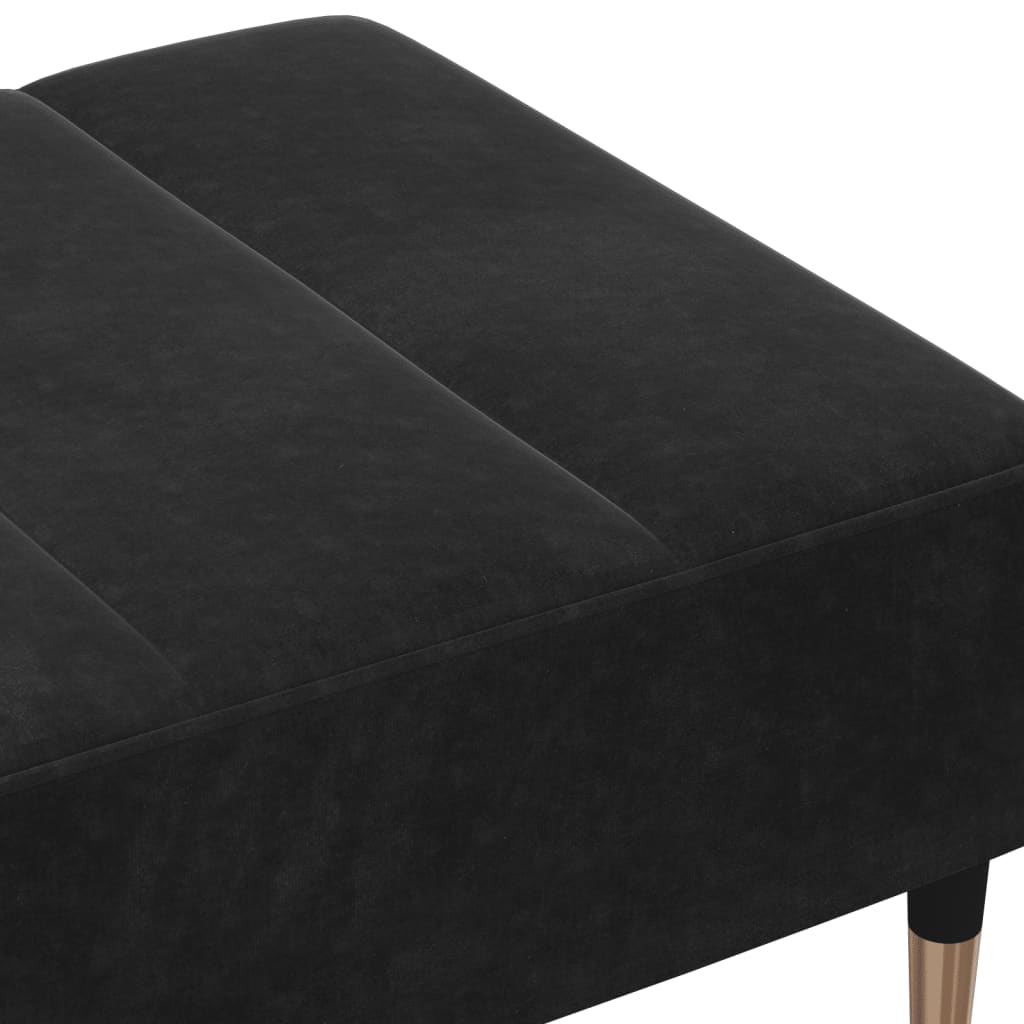Fußhocker Hellgrau 77x55x31 cm Samt