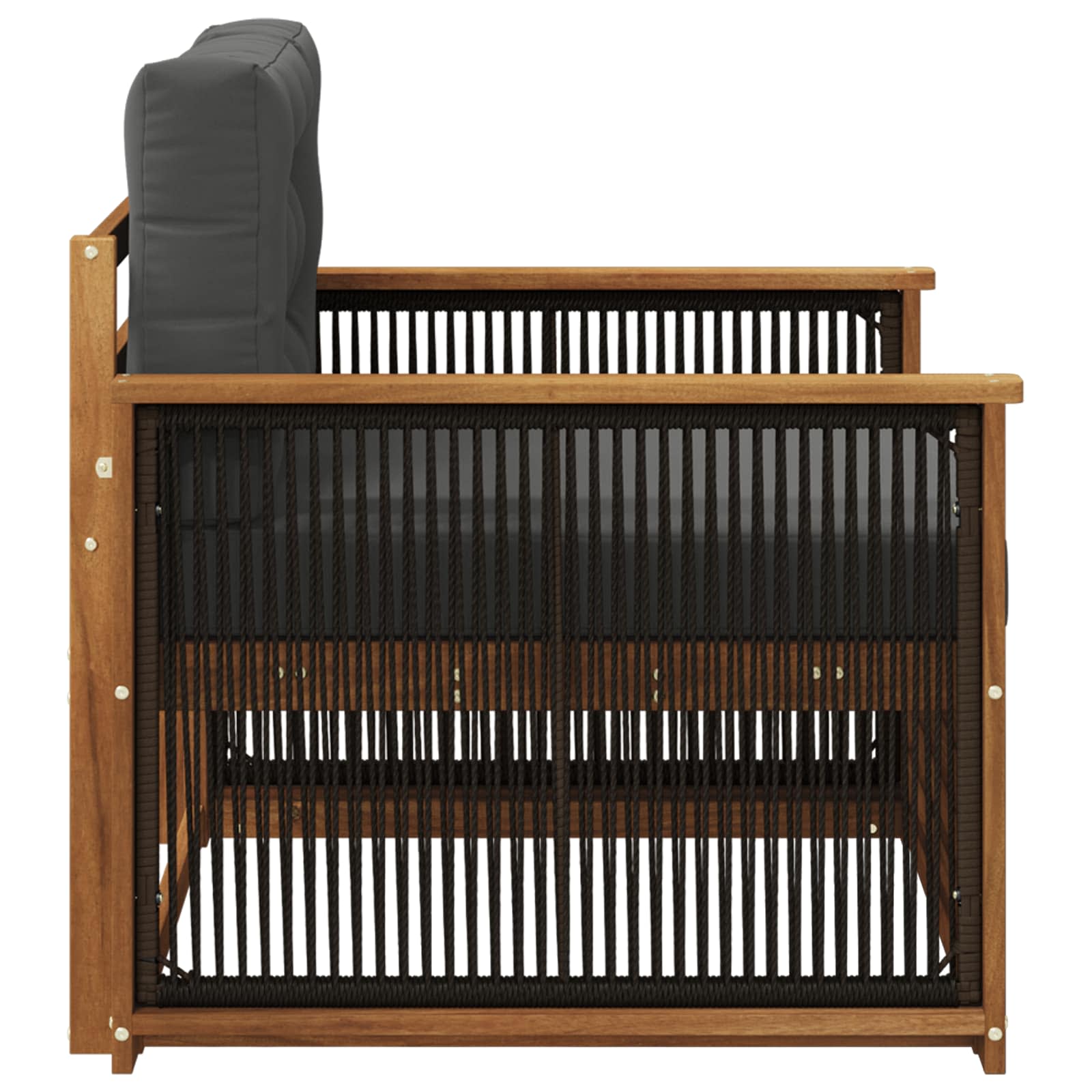 2 Stück Outdoor-Sofa Natur