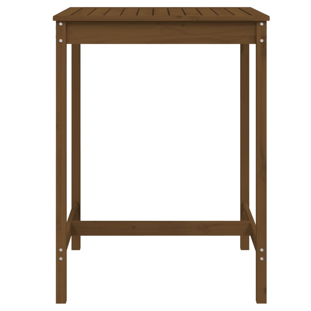 Gartentisch 82,5x82,5x110 cm Massivholz Kiefer