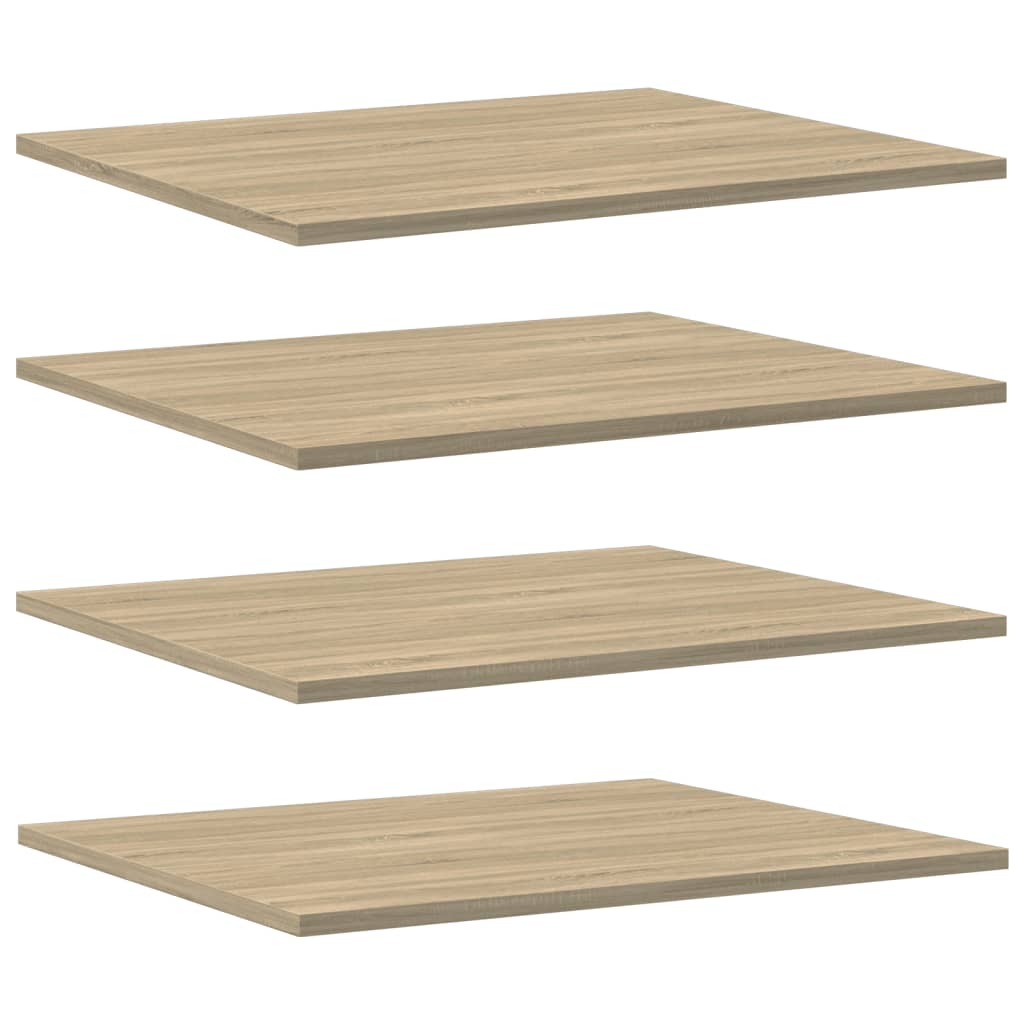 Bücherregal-Bretter 4 Stk. Weiß 40x10x1,5 cm Holzwerkstoff