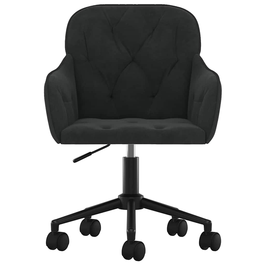 Bürostuhl Drehbar Dunkelgrün Samt