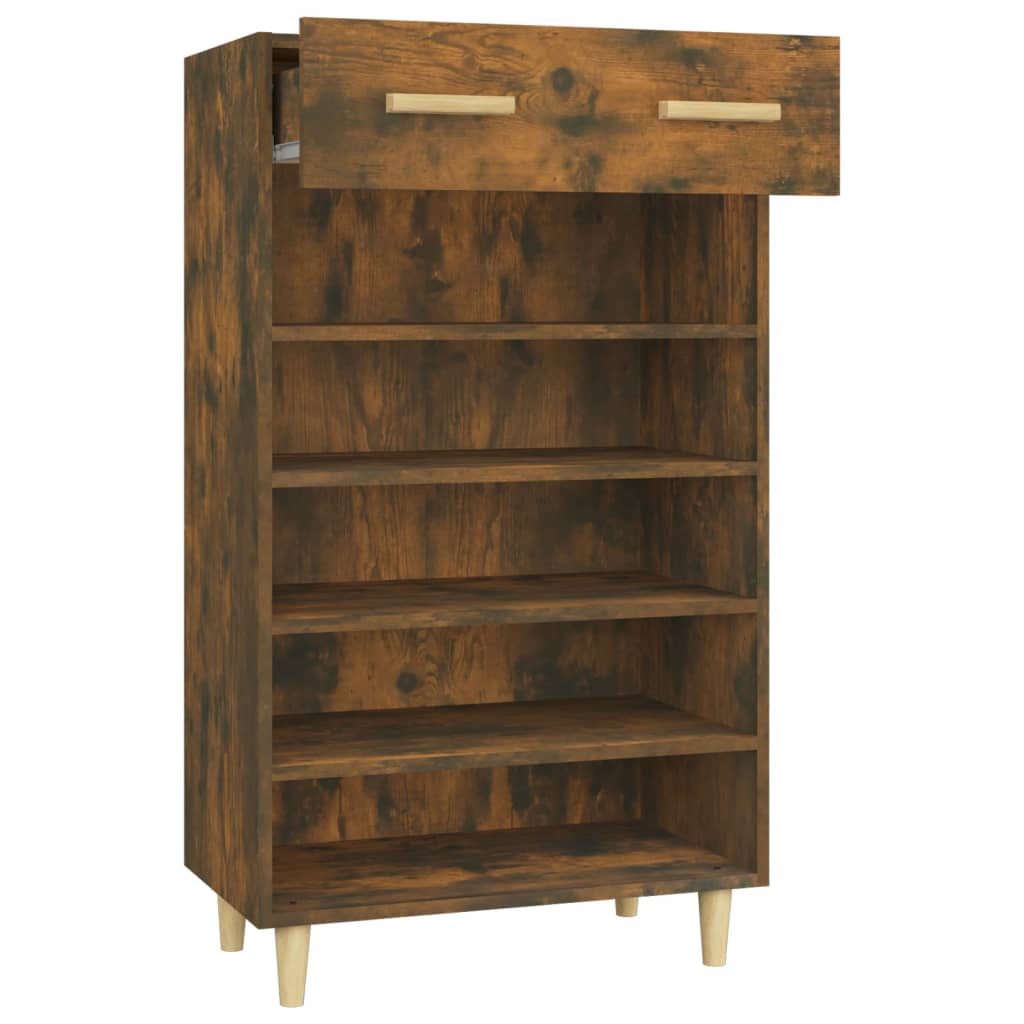 Schuhschrank mit Regal Altholz 60 x 35 x 105 cm Holzwerkstoff
