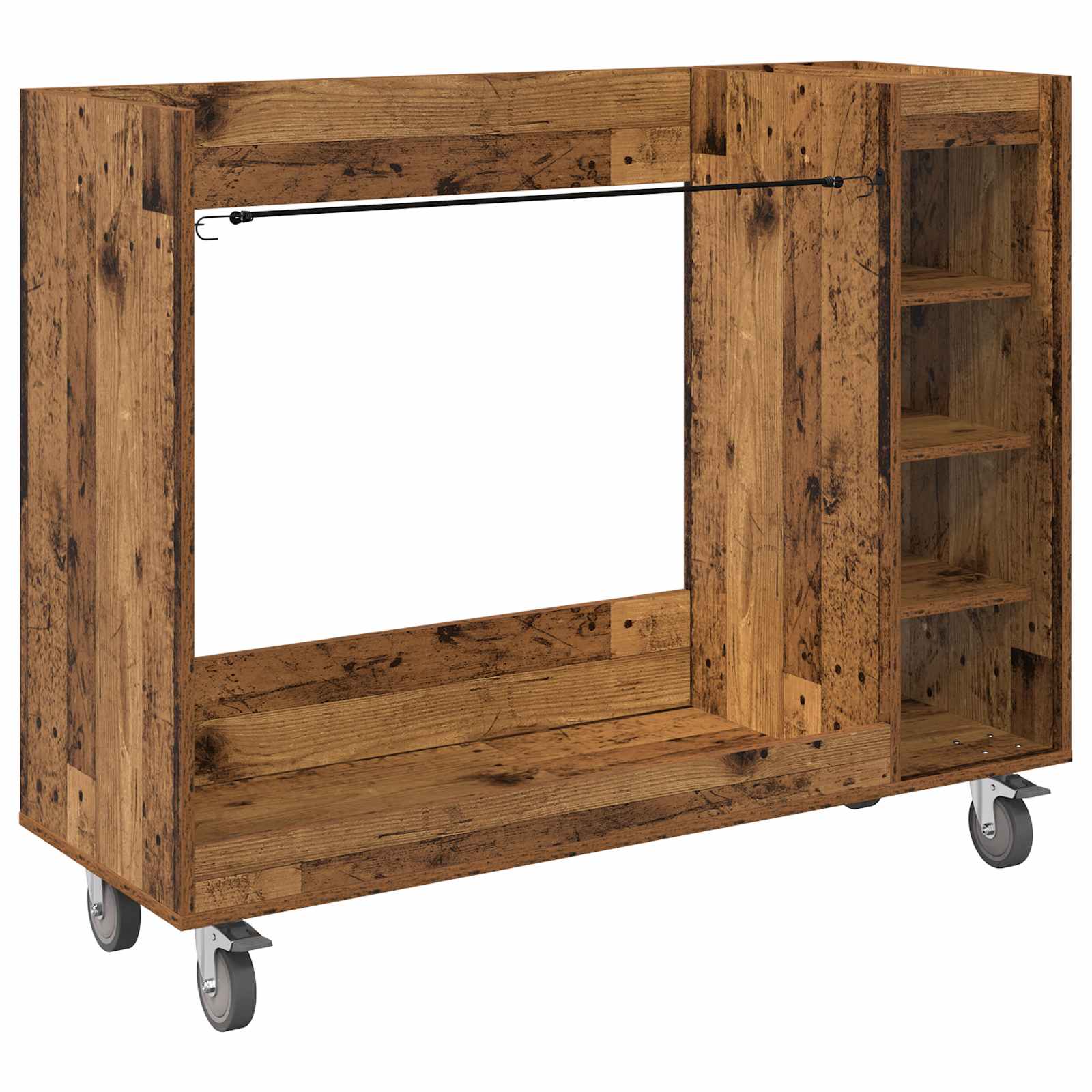 Golf Schrank Mit Rad Uni Weiß 65 x 45 x 98 cm