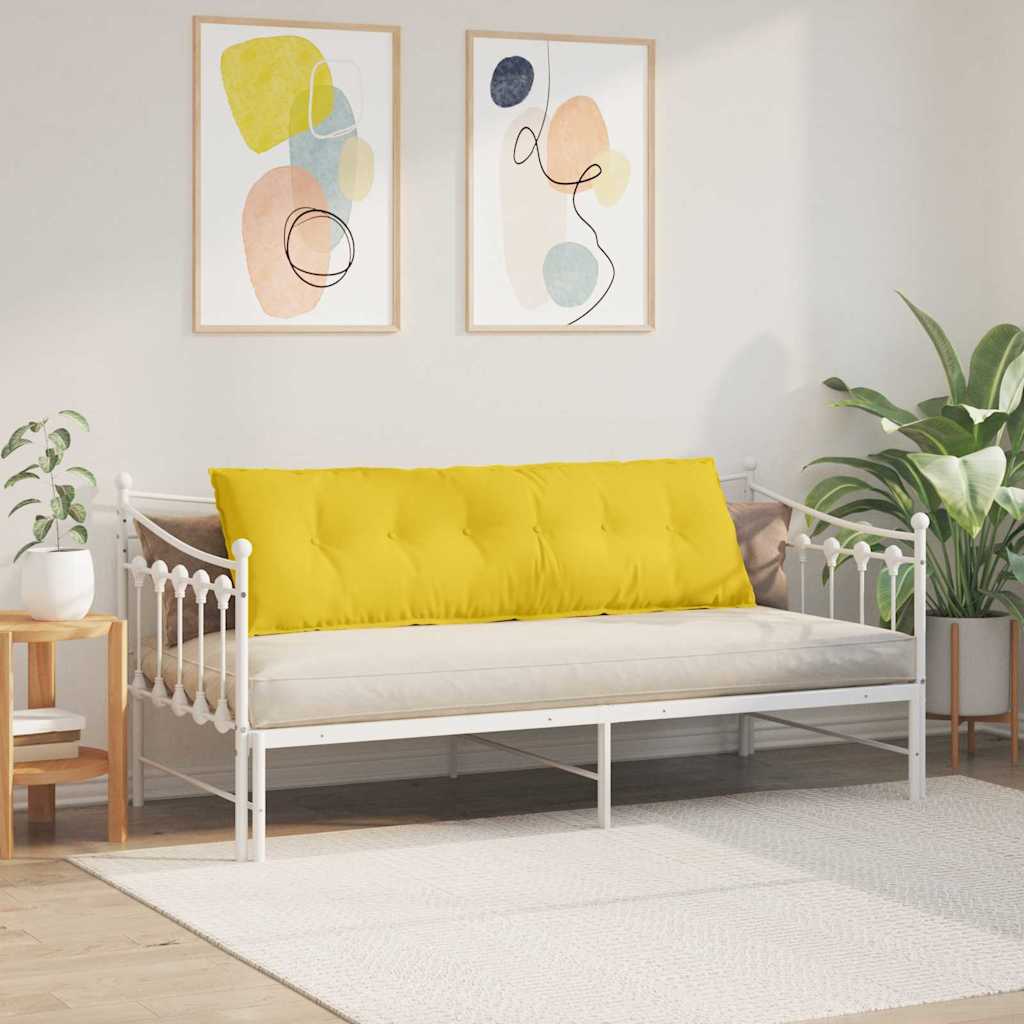 Rückenkissen Hellgrau 50 x 19 x 45 cm Stoff