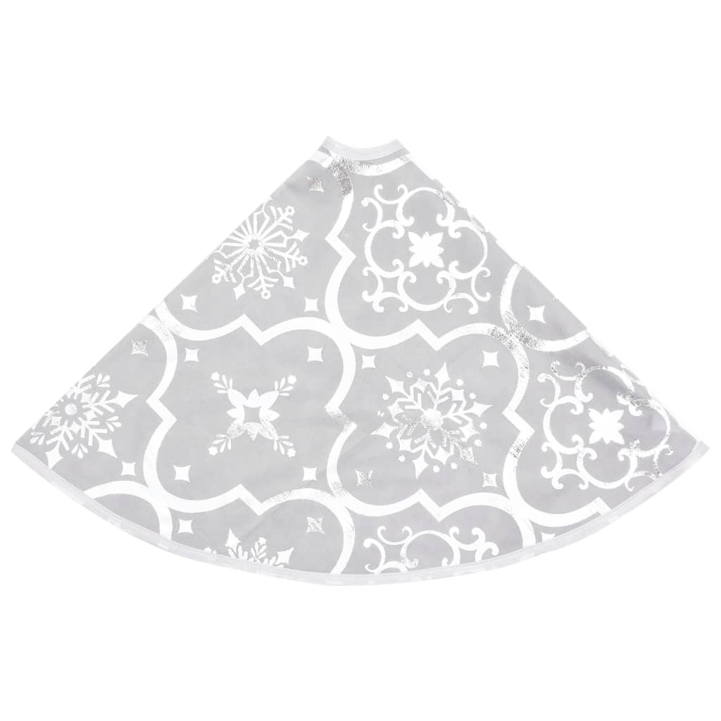 Luxus-Weihnachtsbaumdecke mit Socke Blau 150 cm Stoff