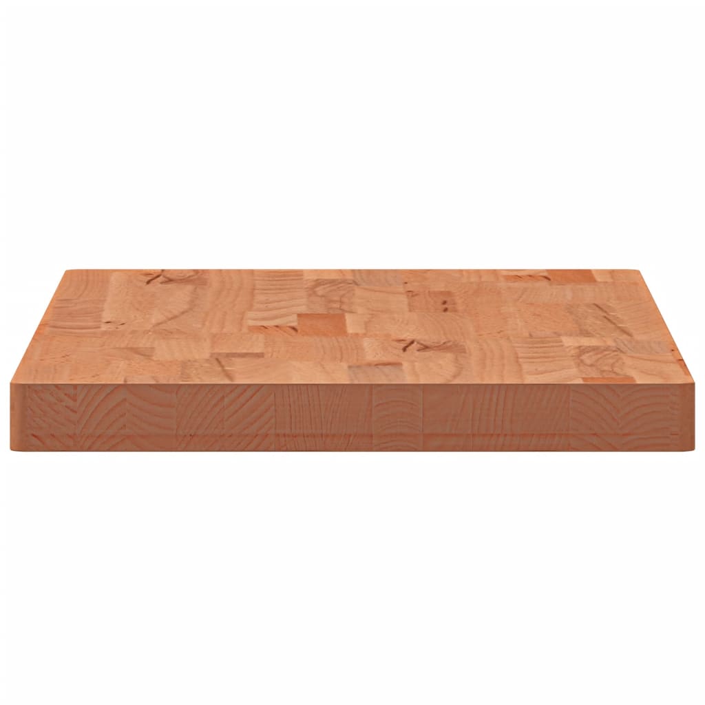Tischplatte 80x40x1,5 cm Rechteckig Massivholz Buche