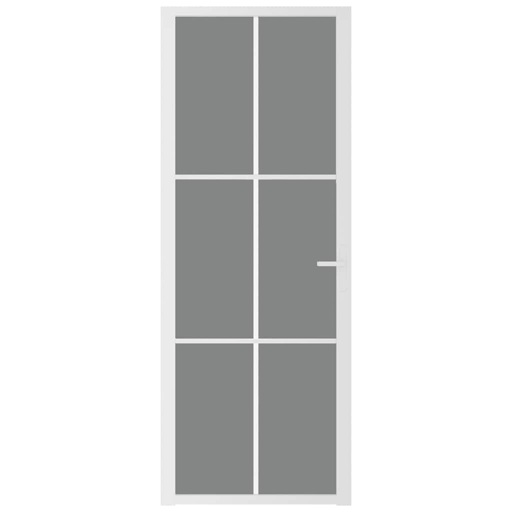Innentür ESG Glas und Aluminium 76x201,5 cm Schwarz