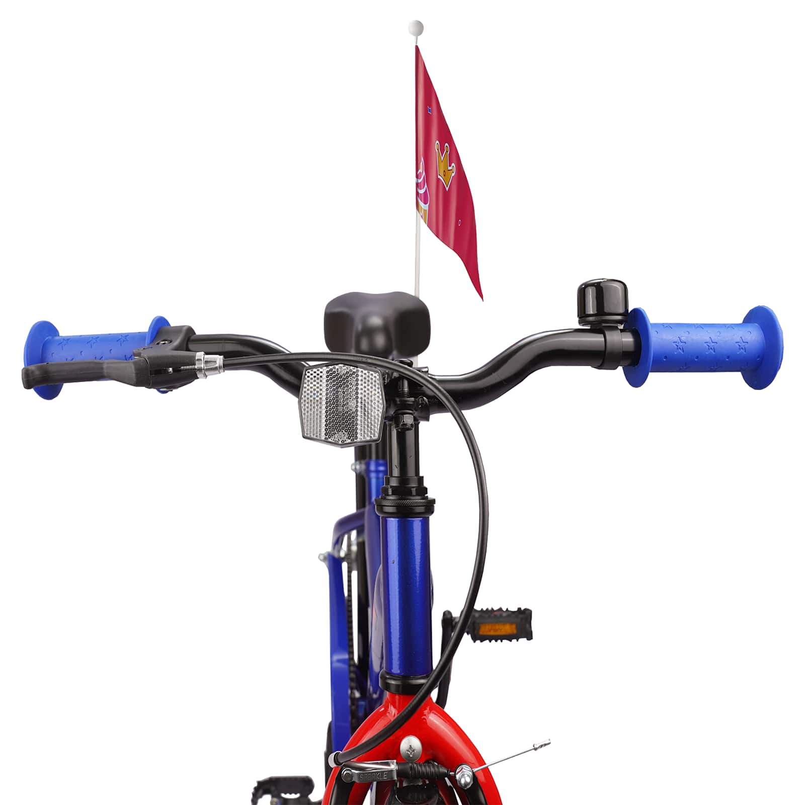 Kinderfahrrad 12 Zoll für 2-4 Jahre alt Schwarz