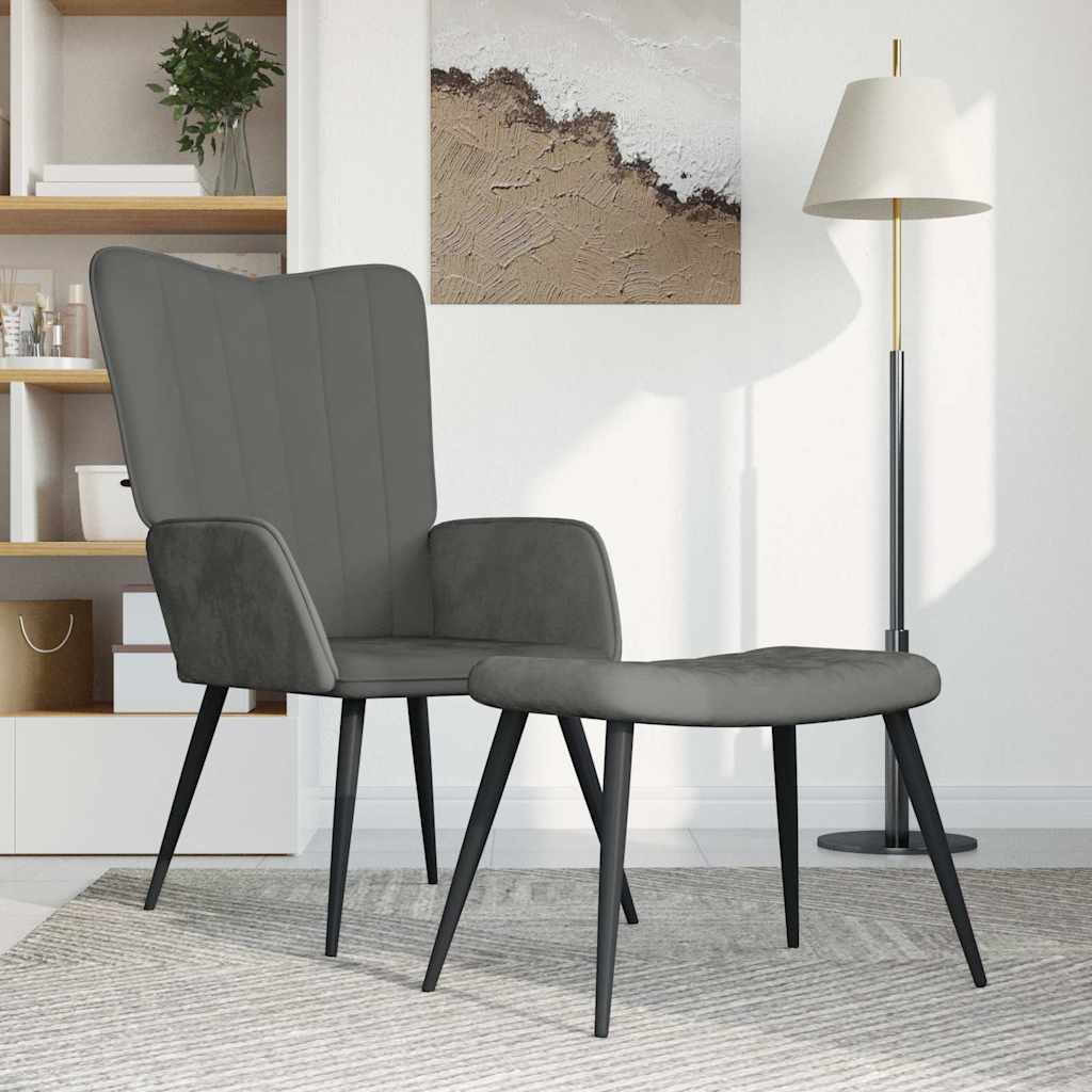 Relaxsessel Dunkelgrün Samt