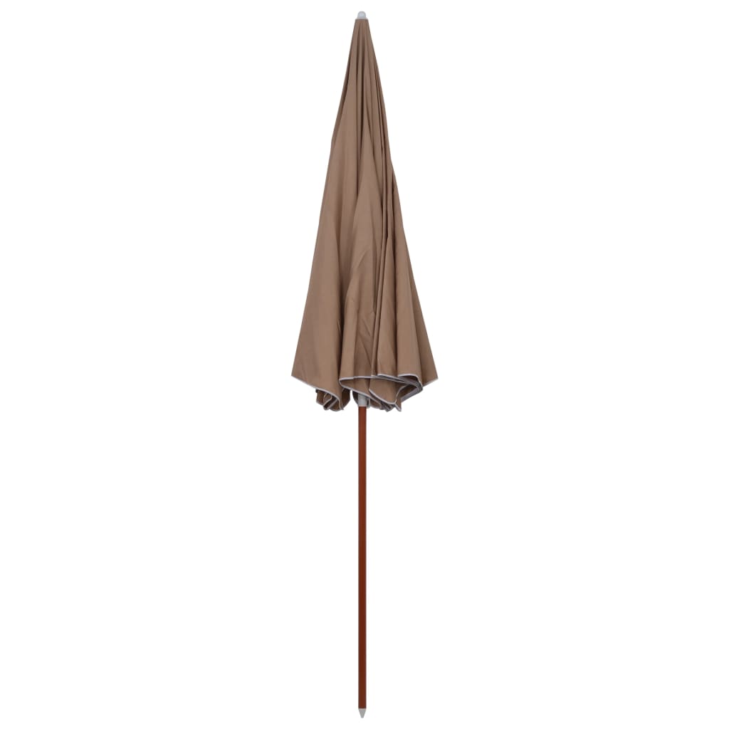 Sonnenschirm mit Stahl-Mast 300 cm Sandweiß