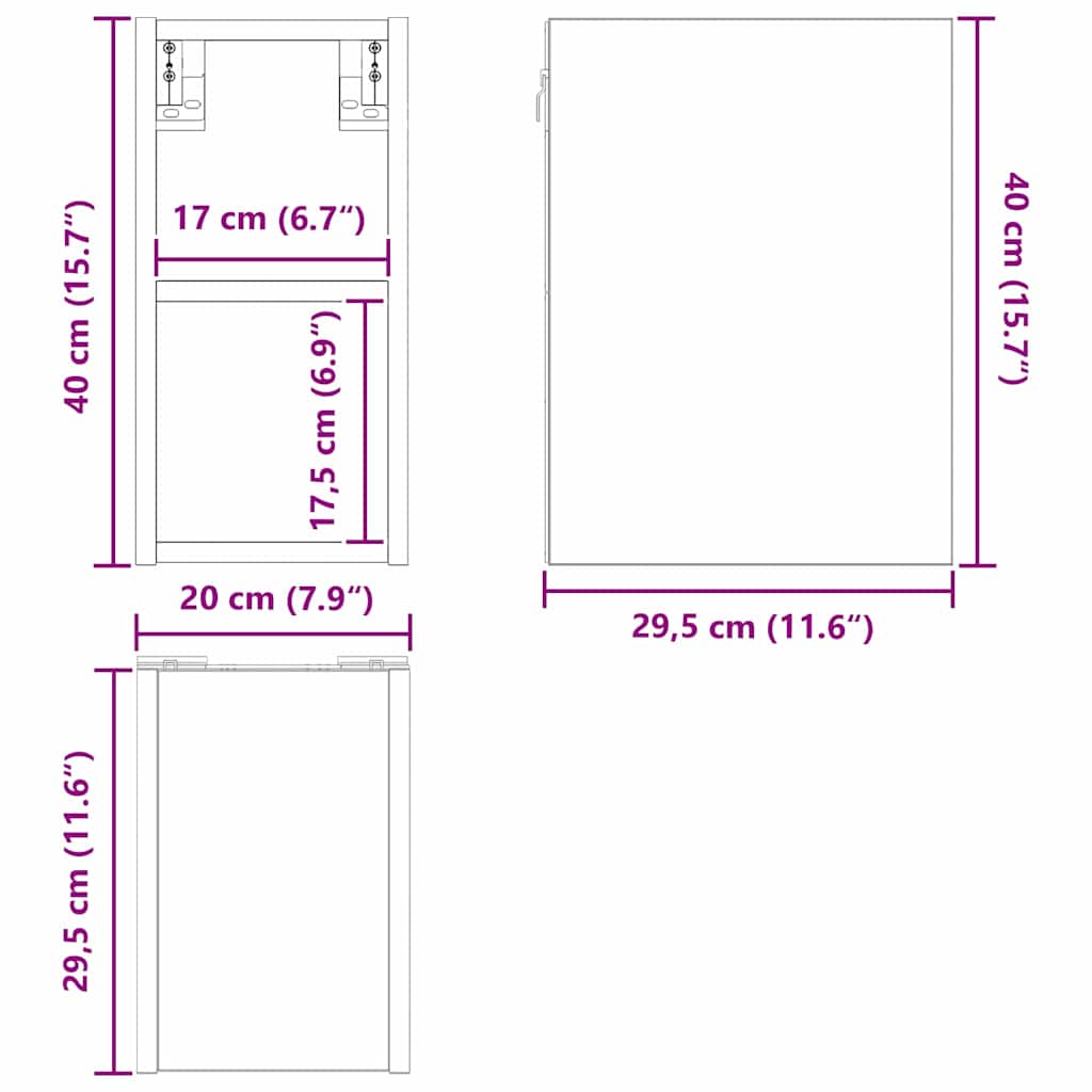 Unterschrank Lyon Weiß 60x46x81,5 cm Holzwerkstoff