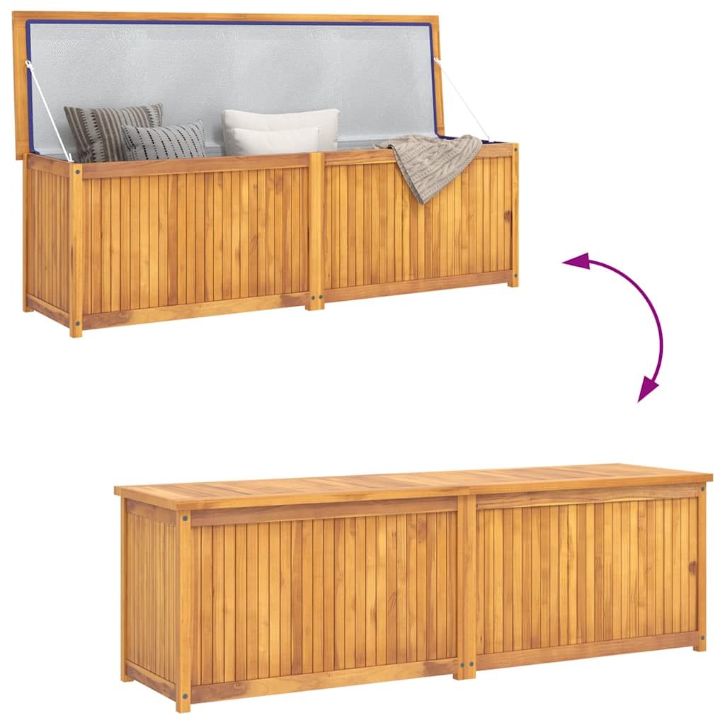 Gartenbox 60x50x58 cm Massivholz Teak