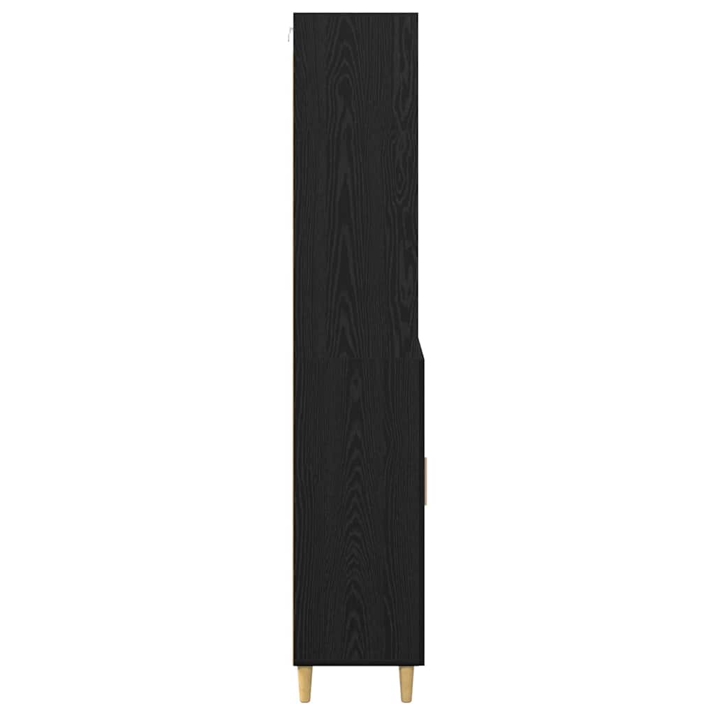 Highboard Altholz 69,5 x 32,5 x 180 cm Holzwerkstoff