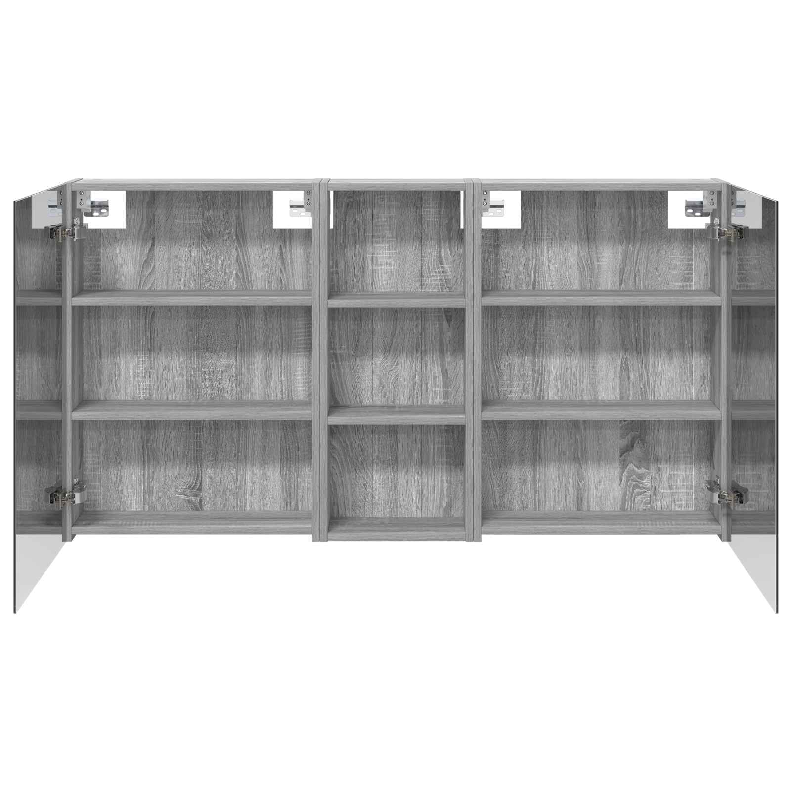 Badezimmerschrank-Set 3 pcs 80 x 10,5 x 50 cm Holzwerkstoff