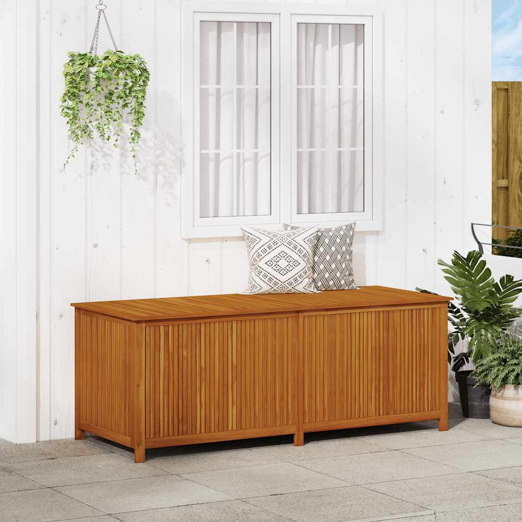 Garten-Aufbewahrungsbox 150x80x75 cm Massivholz Akazie