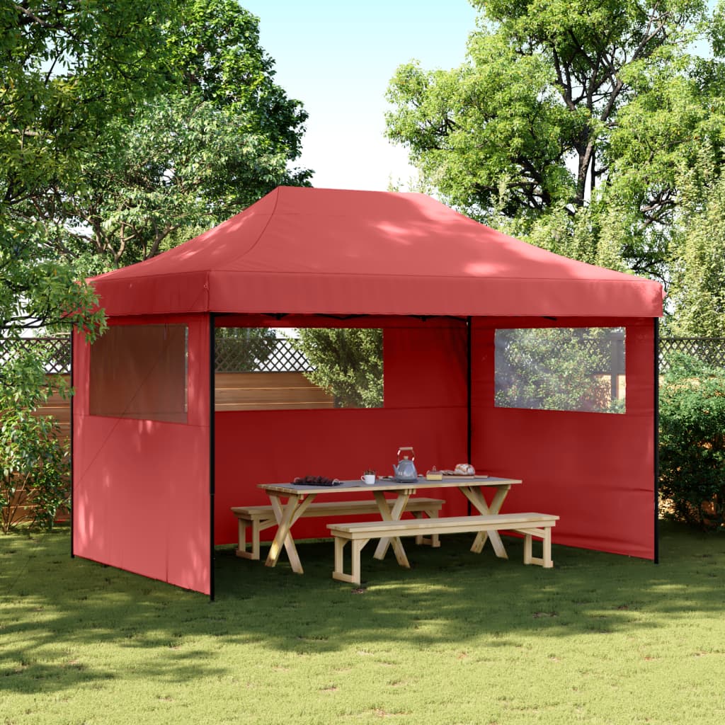Partyzelt Faltbar Pop-Up Beige 410x279x315 cm