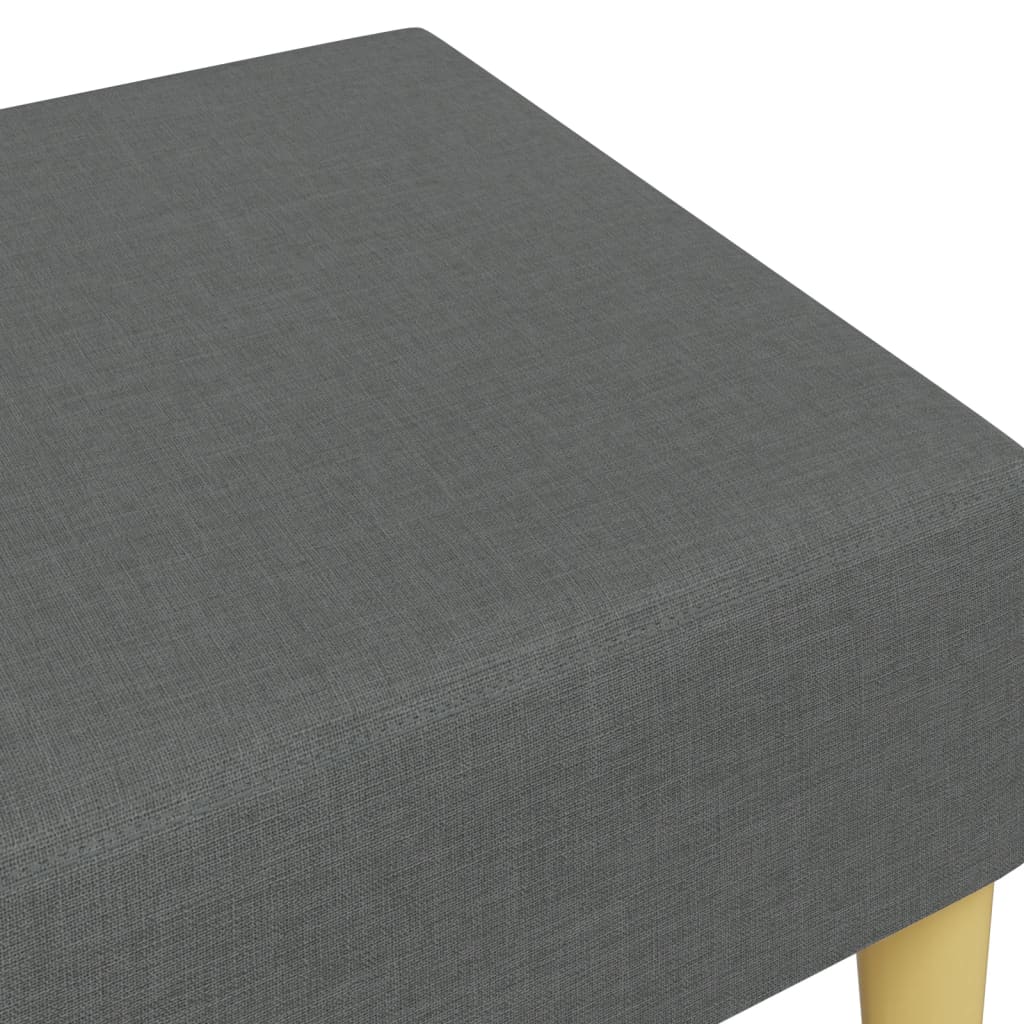 Fußhocker Hellgrau 77x55x31 cm Stoff
