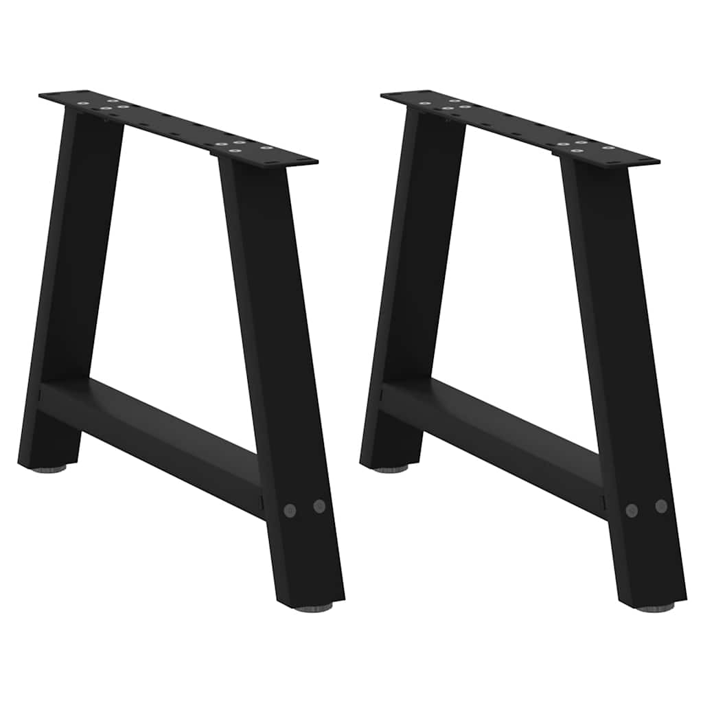 Couchtischbeine A-Form 2 Stk. 30x(30-31) cm Stahl