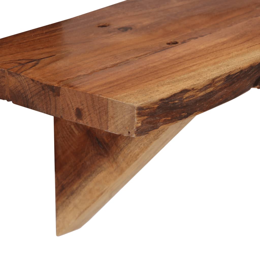 Wandregale 2 Stk. 110x20x18 cm Massivholz Akazie
