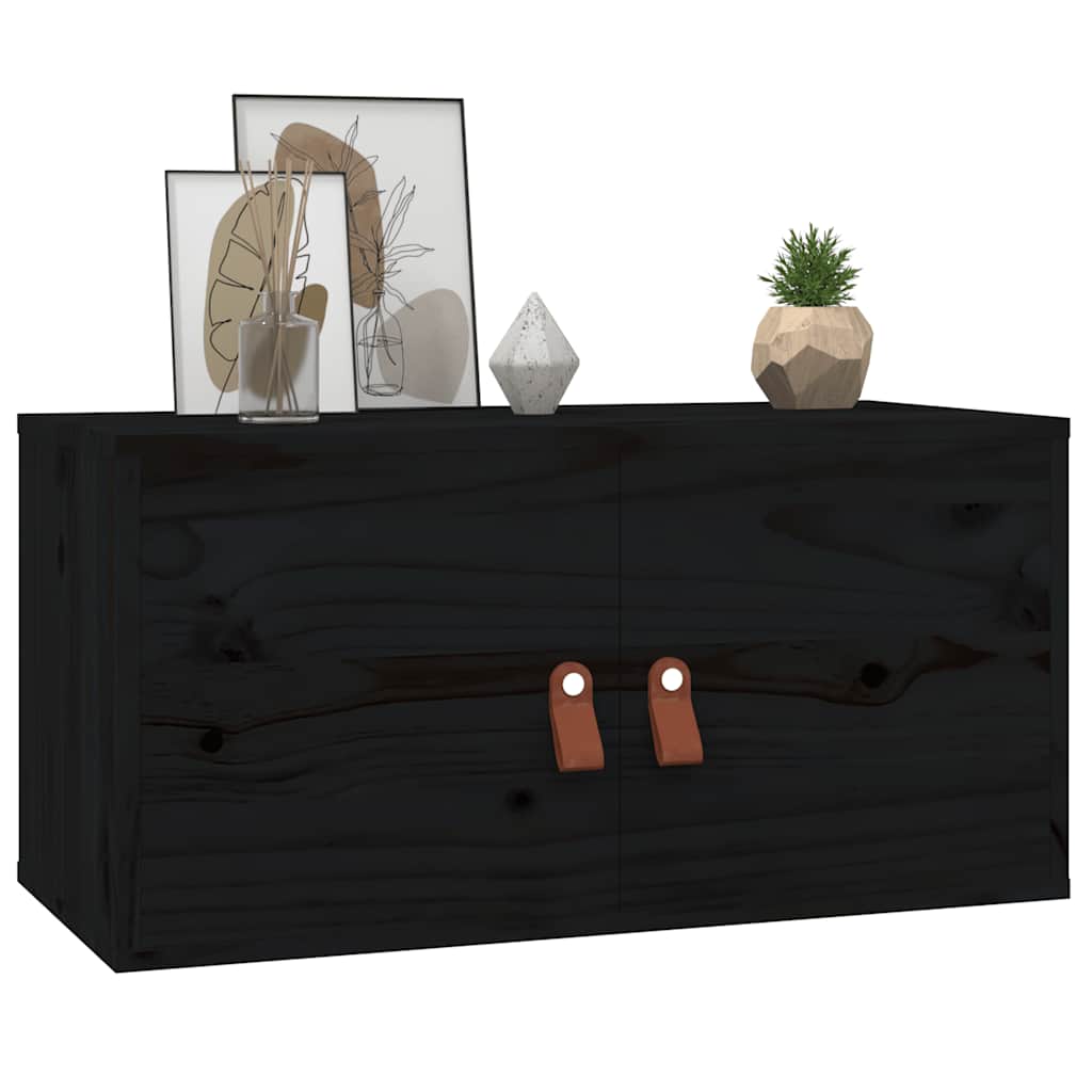 Wandschränke 2 Stk. 60x30x30 cm Massivholz Kiefer
