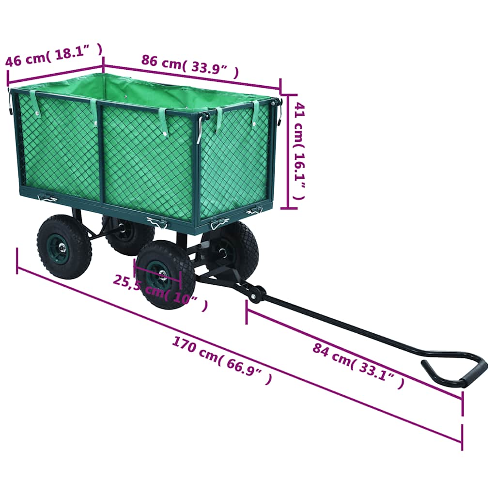 Gartenwagen Grün 250 kg