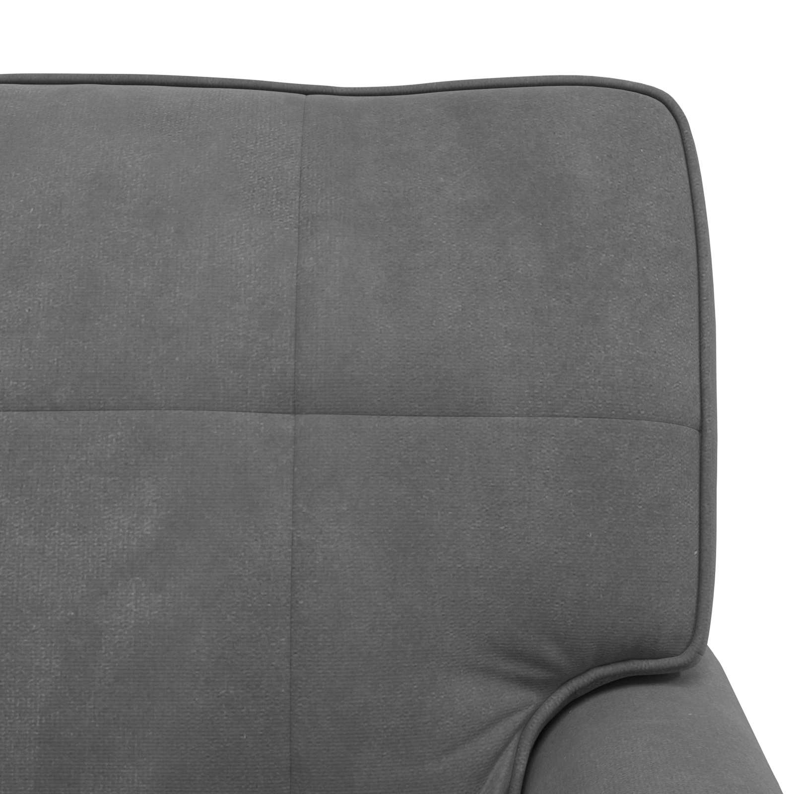 Lounge-Liege mit Kissen Hellgrau 91 x 157 x 91 cm Samt