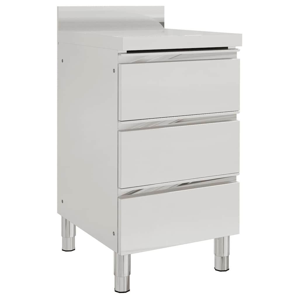 Gewerbe-Küchenschrank mit 2 Schubladen 50x60x96 cm