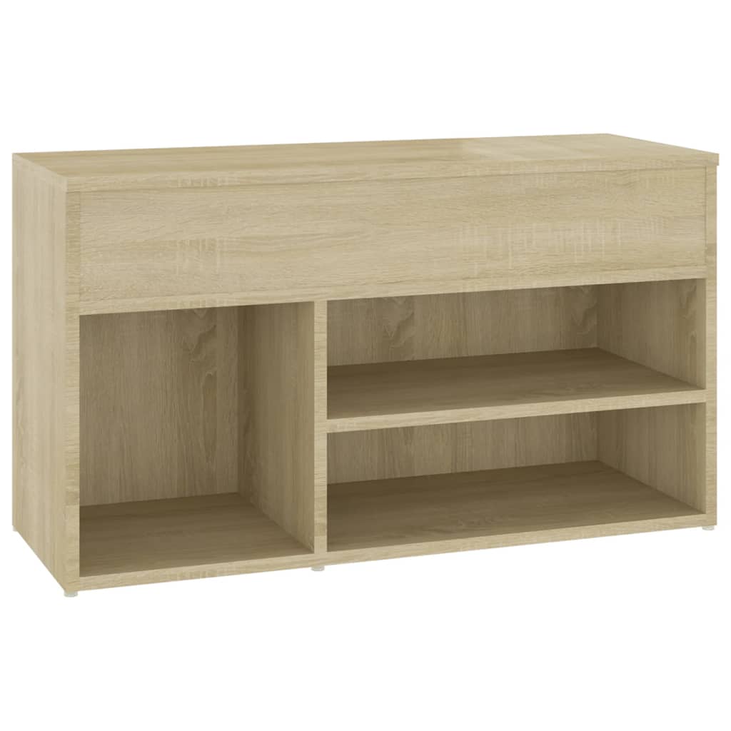 Schuhbank Weiß 60x30x45 cm Holzwerkstoff