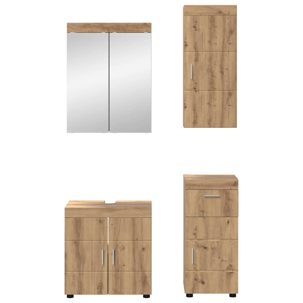 Badezimmermöbel-Set TULUM 2 pcs Weiß 60 x 34 x 63 cm