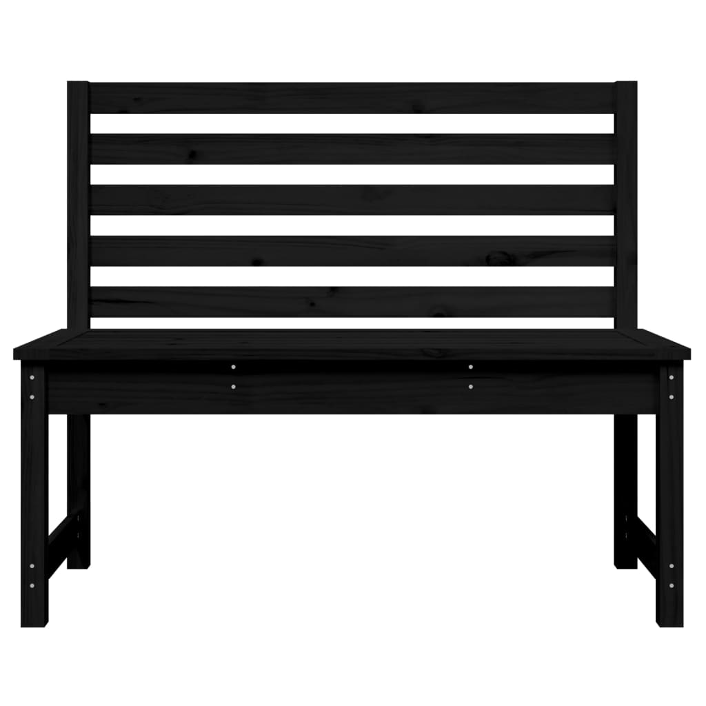 Gartenbank 109 cm Massivholz Kiefer