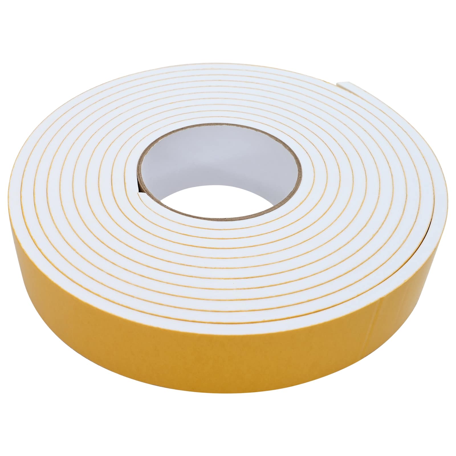 Selbstklebendes Schaumstoffband Schwarz 10mm x 10m CR-Schaum