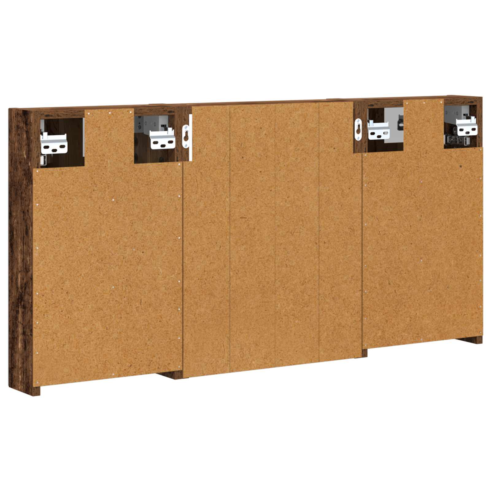 Badezimmerschrank-Set 3 pcs 80 x 10,5 x 50 cm Holzwerkstoff