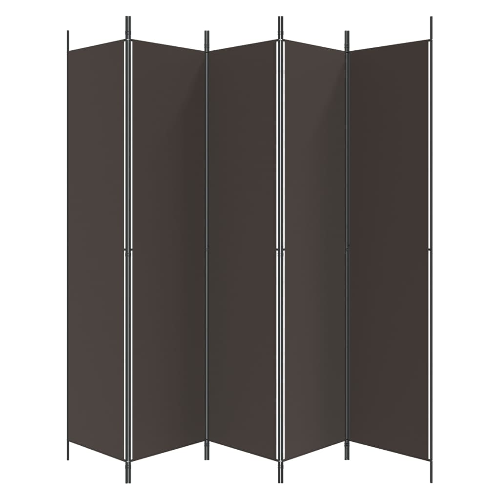 3-teiliger Raumteiler Beige 150 x 220 cm Stoff