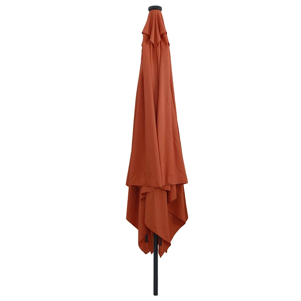 Garten-Sonnenschirm Sand 295 x 295 x 245 cm Polyester und Stahl
