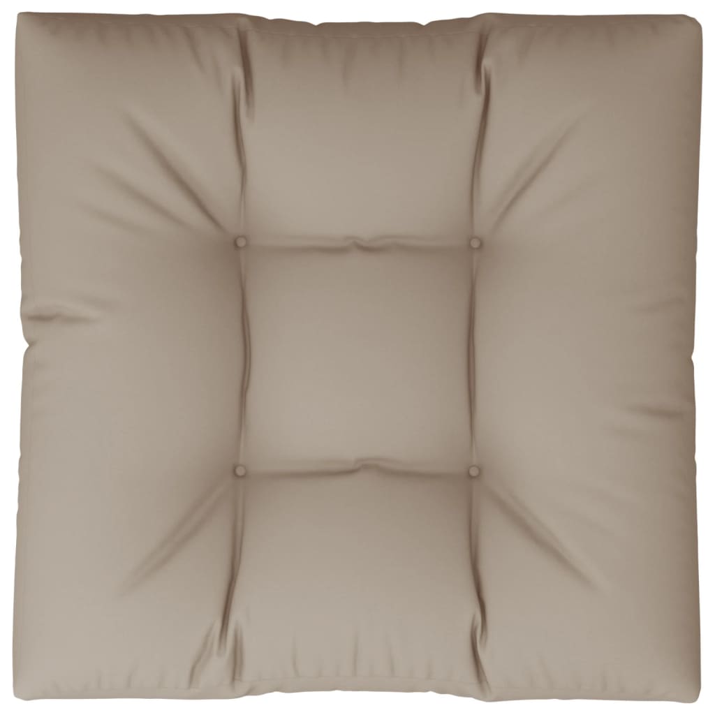 Palettenkissen Anthrazit 50x50x12 cm Stoff