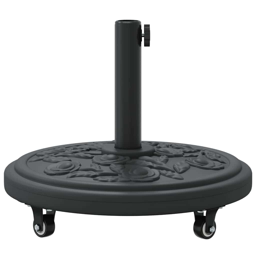 Sonnenschirmständer für Ø38/48 mm Mast 9 kg Halbrund
