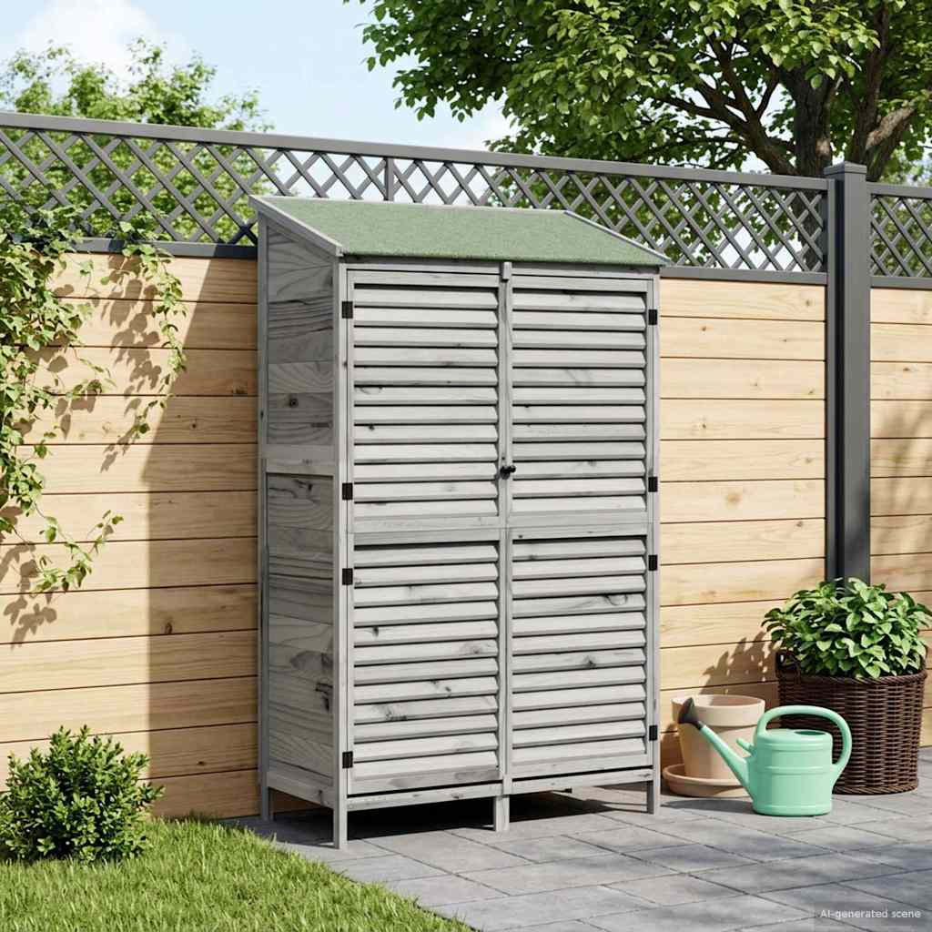 Gartenschuppen Natur 59 x 56 x 113,5 cm Massivholz aus Fichte