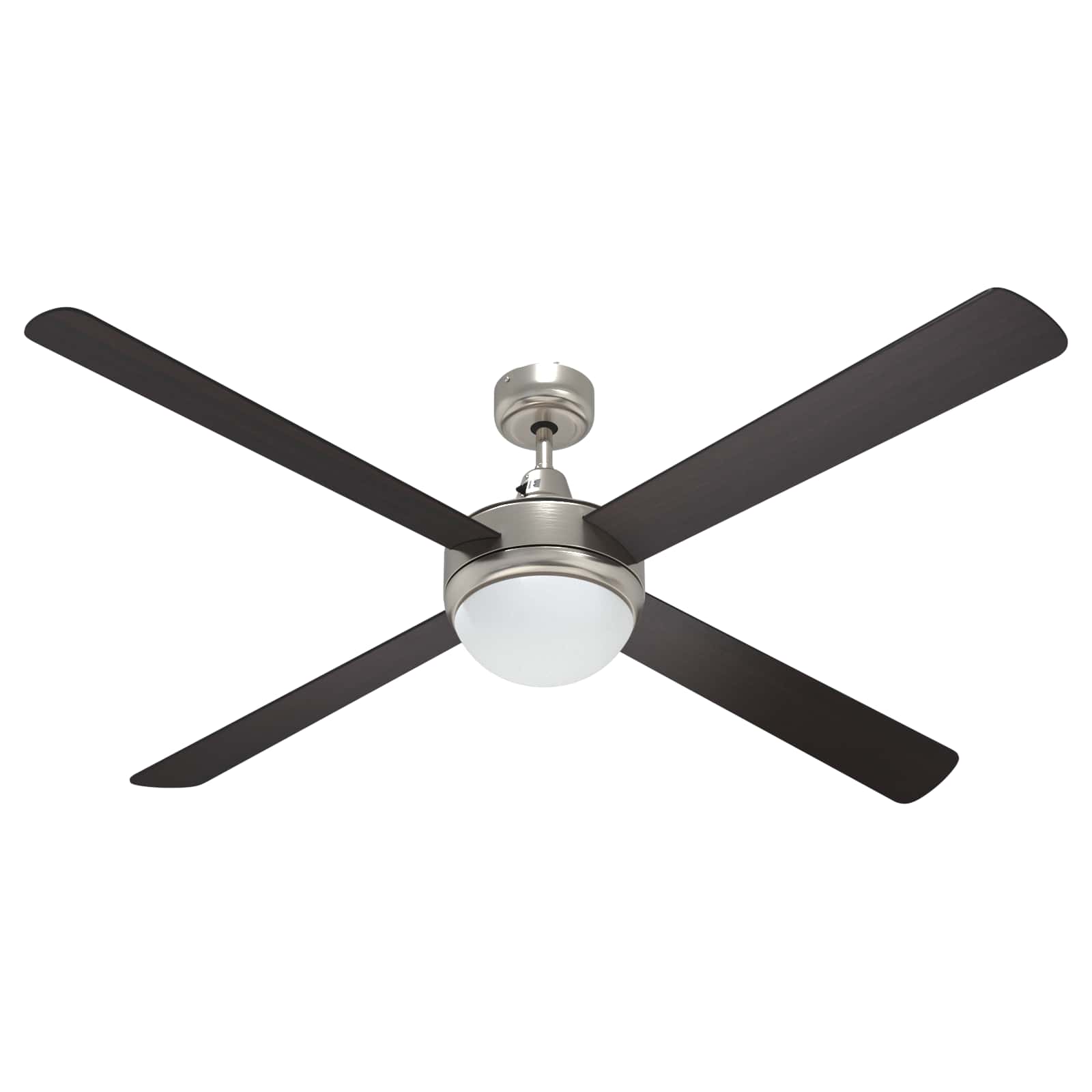 Deckenventilator mit Licht und Fernbedienung Ø 130 cm Weiß