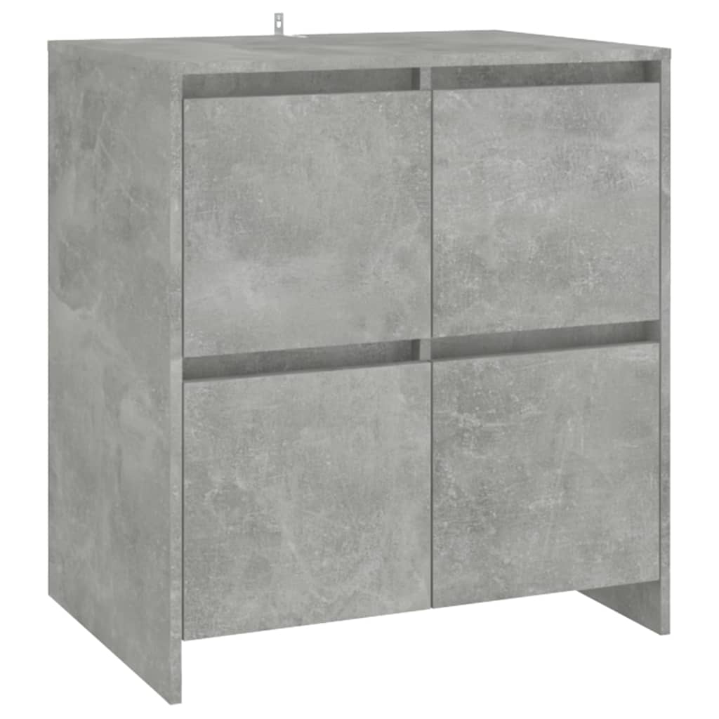 2-tlg. Sideboard Weiß Holzwerkstoff