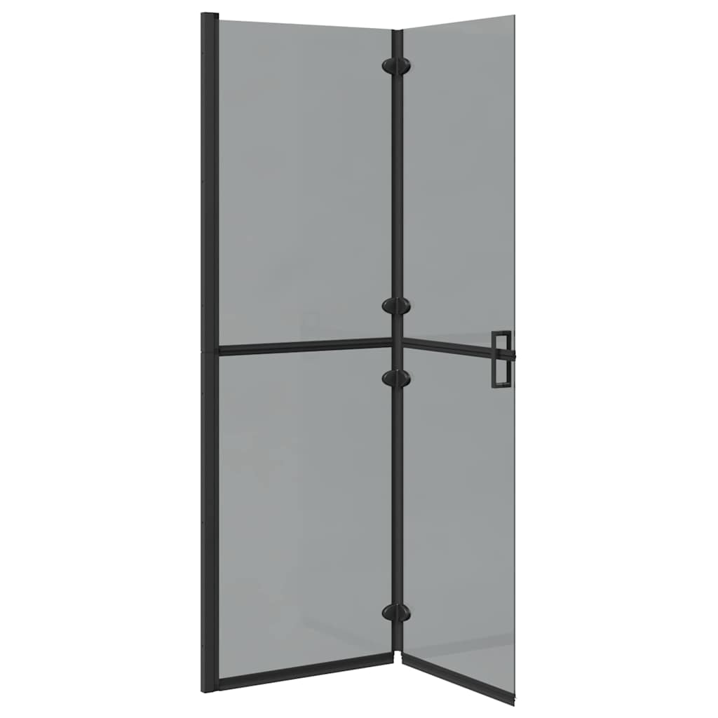 Faltbare begehbare Duschwand Transparentes ESG Glas 70x190 cm