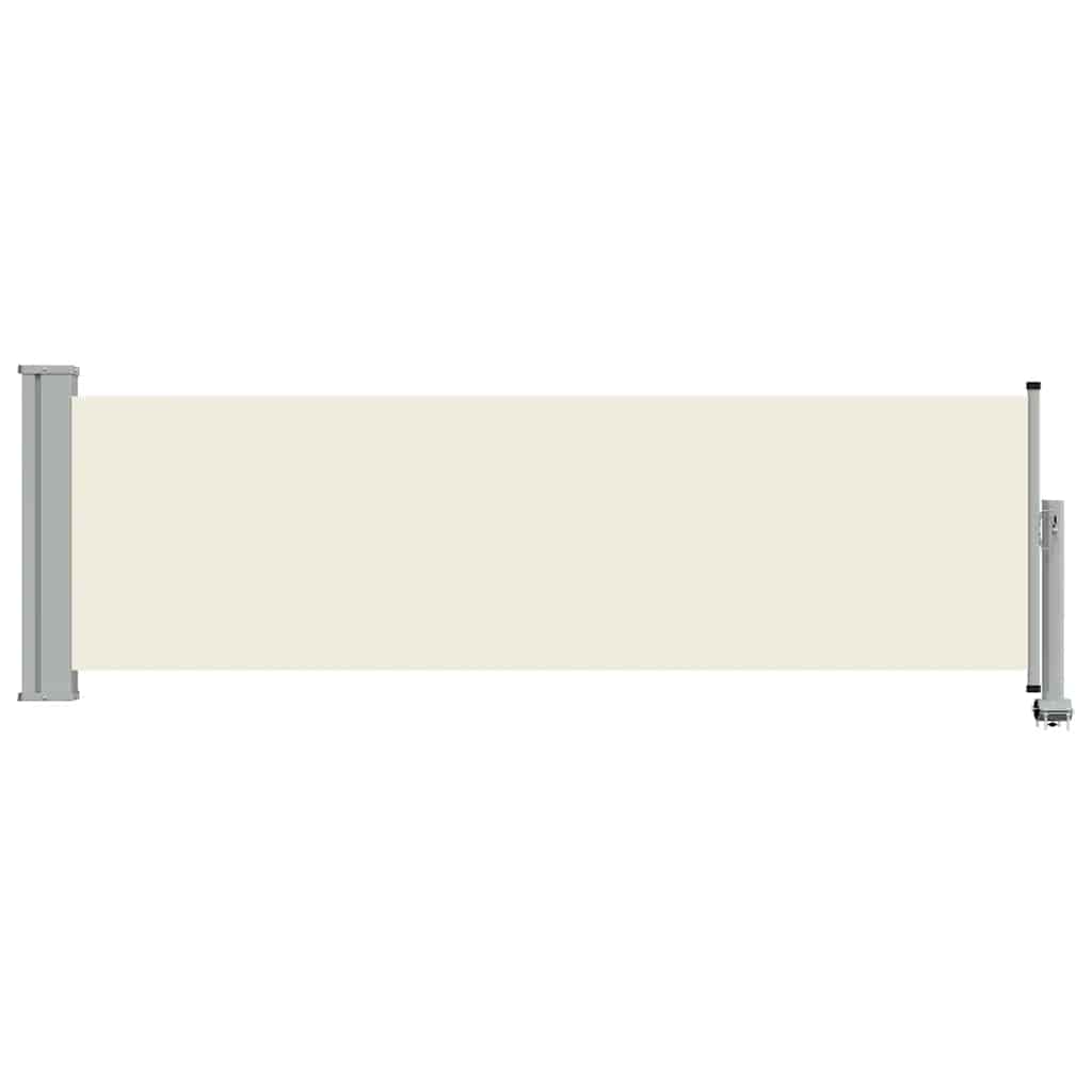 Seitenmarkise 60 x 300 cm 100% Polyester Eisen Stahl