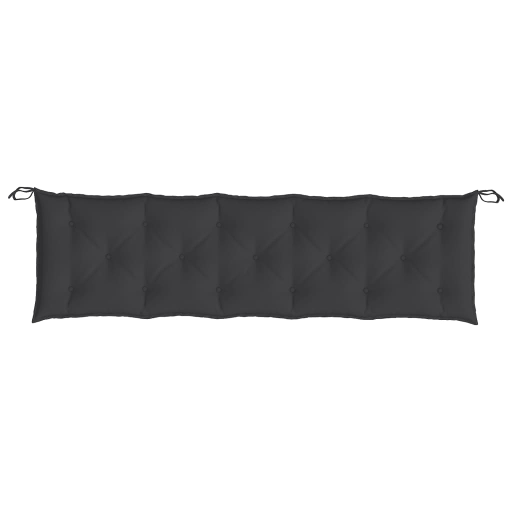 Gartenbank-Auflage Anthrazit 100x50x7 cm Oxford-Gewebe