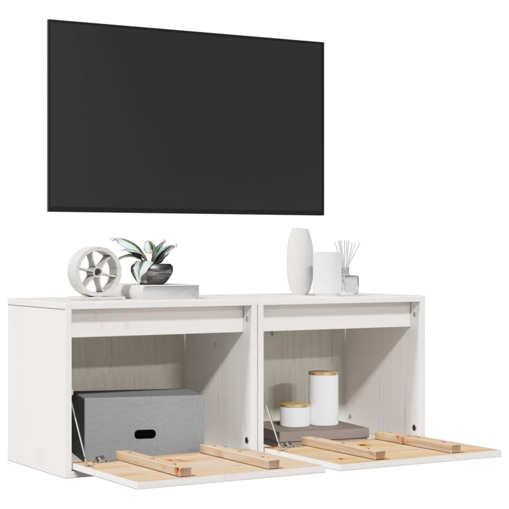 Wandschrank 45x30x35 cm Massivholz Kiefer