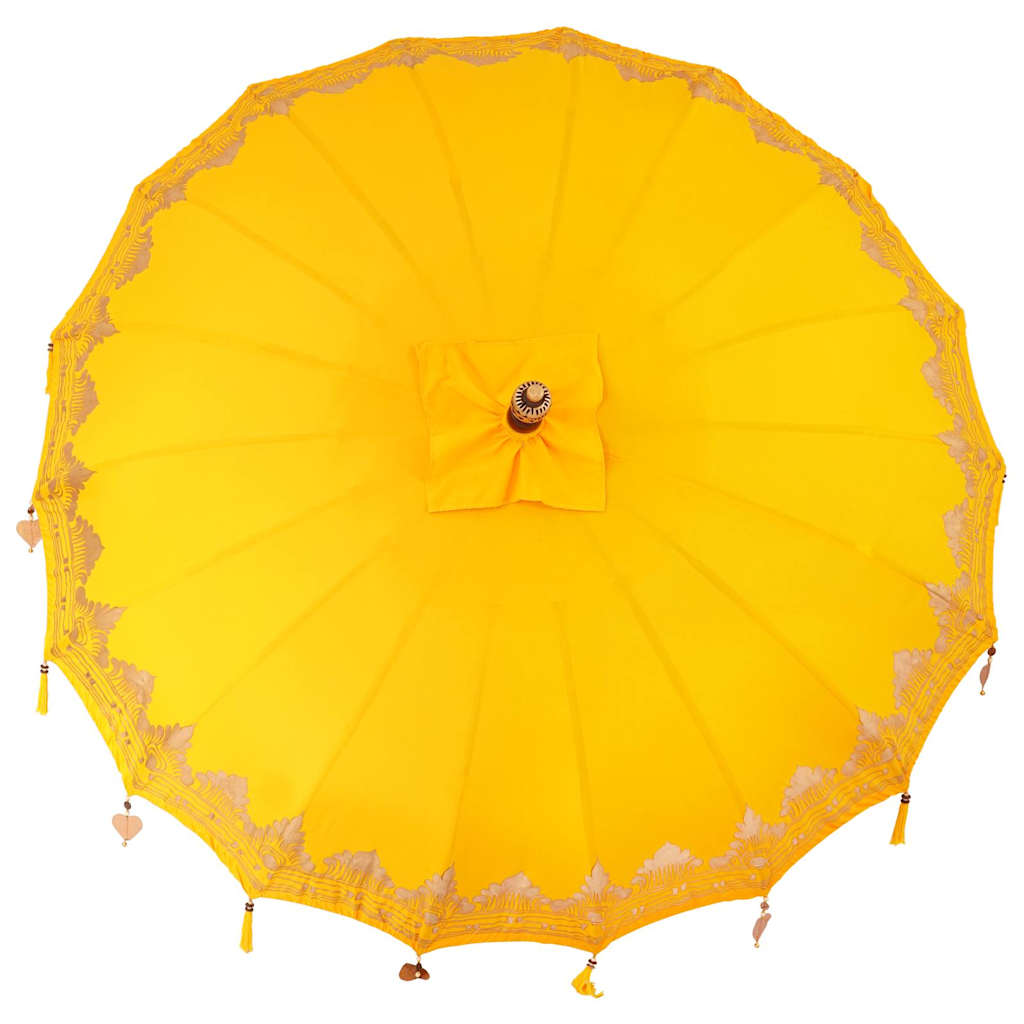 Balinesischer Sonnenschirm Creme 185 x 185 x 260 cm