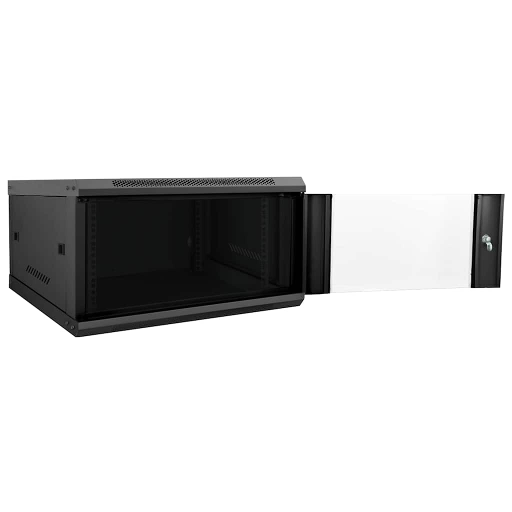 Netzwerkschrank mit Speicher Grau 60 x 45 x 28 cm Stahl