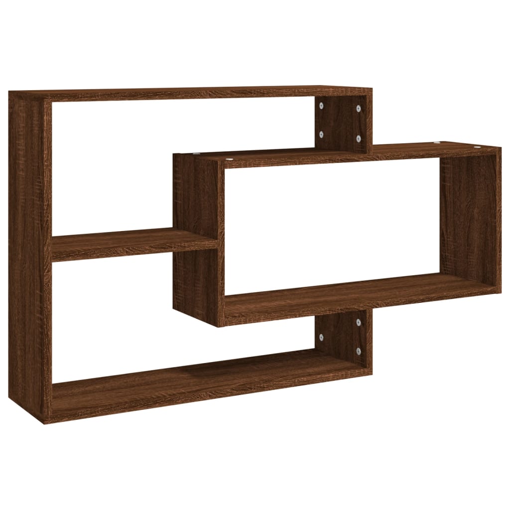 Wandregale Weiß 104x20x58,5 cm Holzwerkstoff