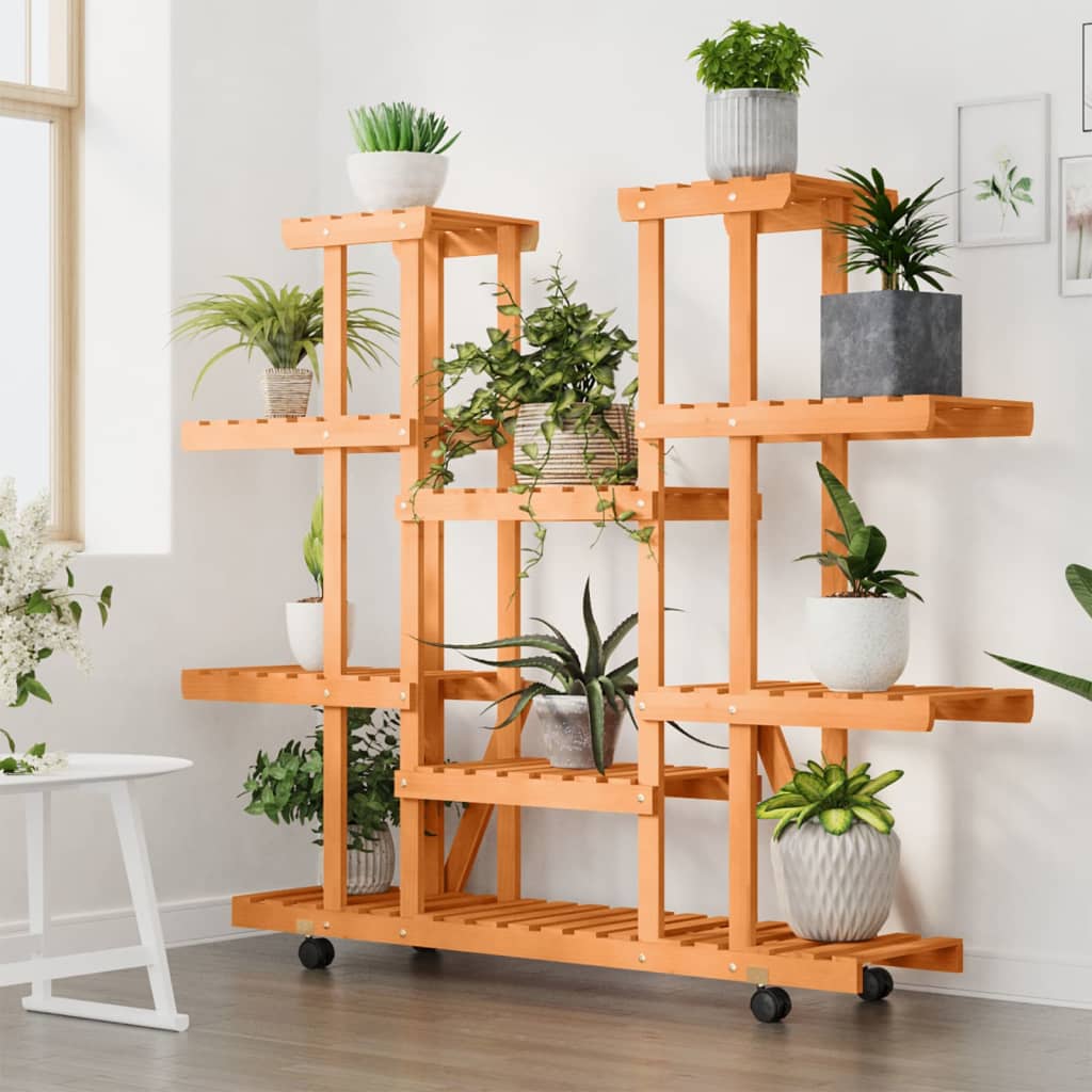 Blumenständer 110x25x96 cm Massivholz Tanne